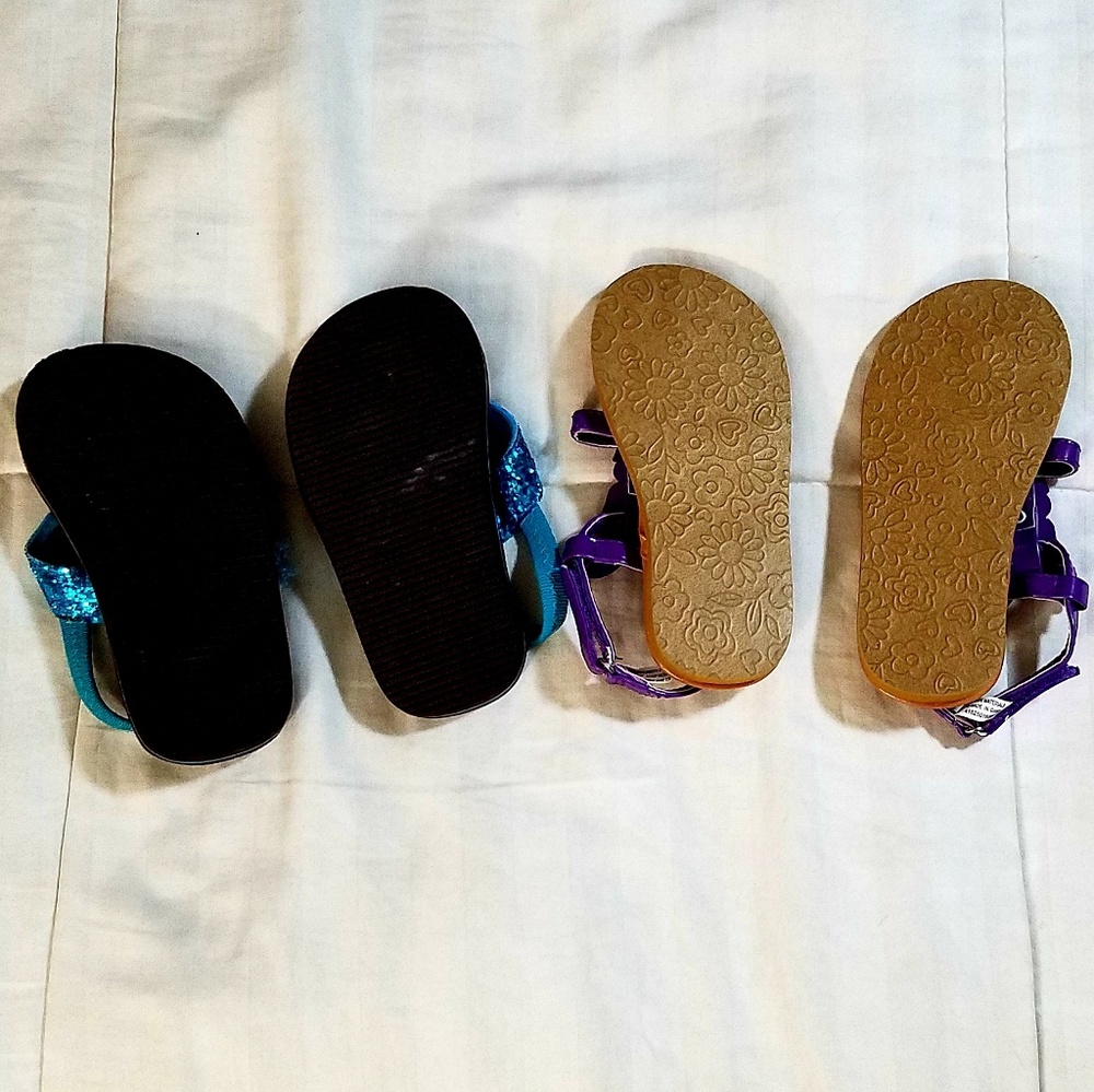 Girls sandals toddler sz 8 - Picture 2 of 3